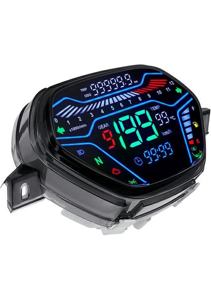 Ex5 Class1 Cx Dx Honda WAVE100 CD100 Alpha Ori Tokyoda Için Dijital Motosiklet Hız Göstergesi LED Gösterge Paneli Rpm (Yurt Dışından) modelleri