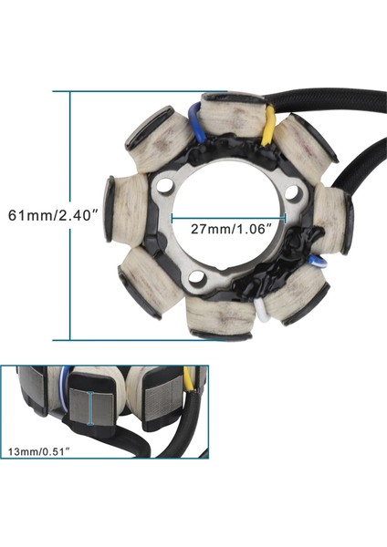 Honda CRF250 CRF250X 2004-2009 2012 2013 2015 2016 2017 Için Stator Bobini 31100-KSC-671 31100-KSC-A11 Yeni Motosiklet Parçaları (Yurt Dışından) fiyatları