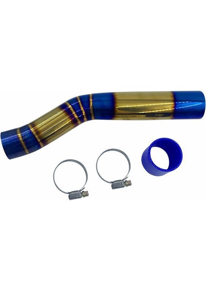 Motosiklet Paslanmaz Çelik Hava Filtresi Giriş Borusu Yamaha Nmax 155 2017-2021 Modifiye Blueing Giriş Borusu C (Yurt Dışından) modelleri