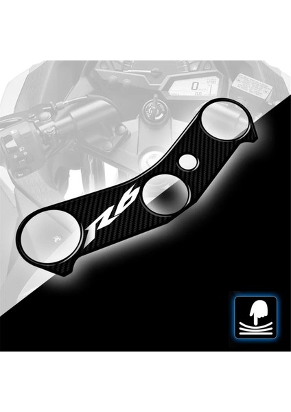 3D Motosiklet Karbon Görünümlü Üst Üçlü Yoke Kapak Koruyucu Çıkartma Etiketi Yamaha Yzf R6 2006-2016 Için (Yurt Dışından) fırsatları