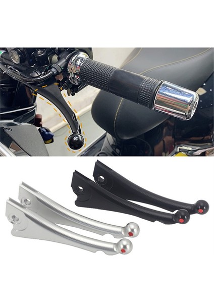 Vespa Gt 200 Gts 250 300 2017-2021 Için Motosiklet Modifiyeli Debriyaj Fren Kolu Debriyaj Kolu Motosiklet Parçaları Gümüş (Yurt Dışından) fırsatları