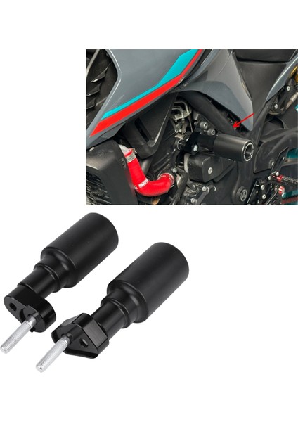 Motosiklet Çerçeve Kaydırıcıları Çarpışma Motoru Ped Kaydırıcıları Düşme Koruması Kaydırıcıları Yamaha Mt-03 2021-2024 (Yurt Dışından) modelleri