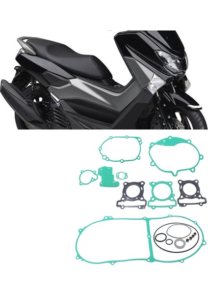 Motosiklet Motor Silindir Kapağı Contaları Şanzıman Karter Yağ Tankı Karteri Contası Yamaha NMAX155 Için (Yurt Dışından) fırsatları