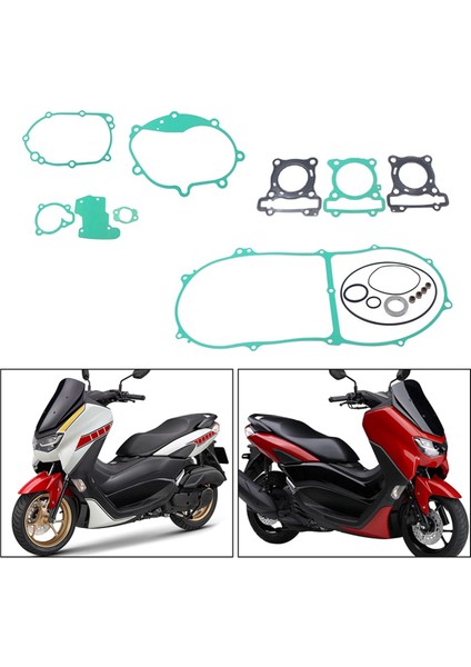 Motosiklet Motor Silindir Kapağı Contaları Şanzıman Karter Yağ Tankı Karteri Contası Yamaha NMAX155 Için (Yurt Dışından) indirimleri