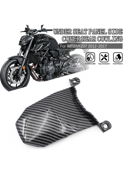 Motosiklet Koltuk Altı Paneli Yan Kapağı Arka Kaporta Paneli Kaplama Kapağı Yamaha Mt-07 Fz-07 2012-2017 (Yurt Dışından) fırsatları