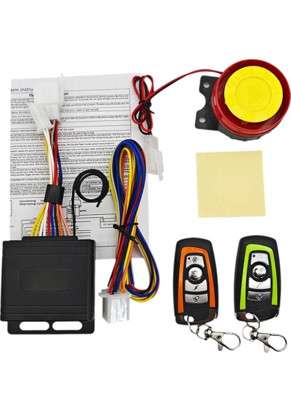 Dc 12V Motosiklet Alarm Sistemi Motosiklet Hırsızlık Önleme Kiti Güvenlik Alarm Sistemi 120DB Dahili Titreşim Sensörü (Yurt Dışından)
