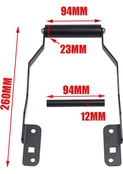 Motosiklet Navigasyon Çubuğu Destek Genişleme Çapraz Çubuk Cep Telefonu Standı Tutucu Bmw F900R F900XR 2020-2024 F900 (Yurt Dışından) modelleri