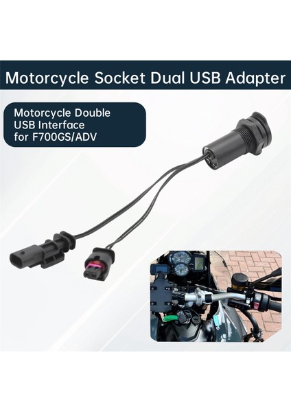 Bmw F700GS/ADV Için Motosiklet Çift USB Arayüzü (Yurt Dışından) fırsatları