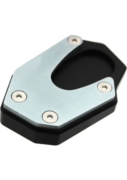 Suzuki V-STROM 800 de VStrom 800DE 2023 için Motosiklet Ayak Ayağı Yan Ayak Uzatma Pedi Destek Plakası Gri ve Siyah (Yurt Dışından)