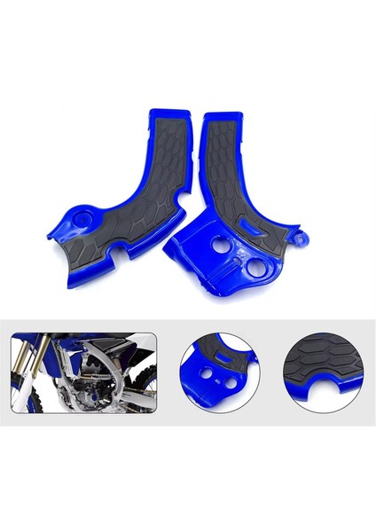 1 Çift Motosiklet Çerçeve Koruyucu Kabuk Koruyucu Kapak Çerçeve Koruma Plakası Yamaha YZ250F YZ450F WR250F WR450F Için (Yurt Dışından) indirimleri