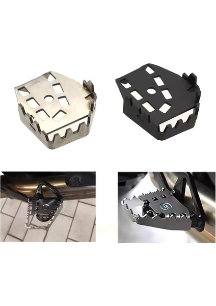 Motosiklet Ayak Fren Kolu Pedalı Genişletme Arka Fren Peg Pad Uzatıcısı Ducati Scrambler 400 800 2014- Gümüş (Yurt Dışından) fiyatları