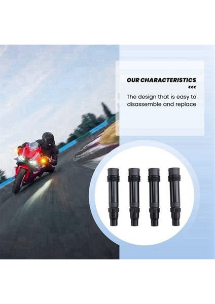 Honda CBR600RR 129700-4510 30700-MEE-641 1297004510 Için 4 Adet Motosiklet Ateşleme Bobini (Yurt Dışından) indirimleri