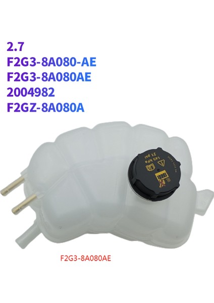 Araba Radyatör Taşma Kutusu Rezervuar Tankı Kapaklı F2G3-8A080-AE 2004982 Ford Lincoln Mkx Edge 2.7 2015-2025 F2G38A080AE (Yurt Dışından) fiyatları