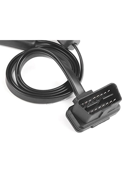 60CM Uzunluğunda Obd2 16PIN Anahtarlı Uzatma Kablosu Düz Tel Adaptörü Otomatik 1 Erkekten 2 Dişiye Obd 16 Pin Dönüştürücü Fiş (Yurt Dışından) indirimleri