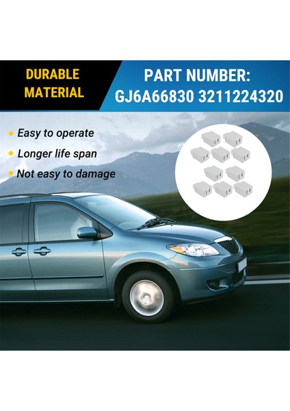 10 Adet GJ6A66830 Araba Sinyal Rölesi Tehlike Uyarı Direksiyon Flaşörü Ford Mazda 6 Mpv 2002-2006 Için 3211224320 Röle Flaşörü (Yurt Dışından) fiyatları