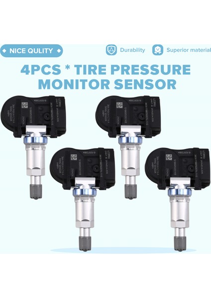 4 Adet Tpms Lastik Basıncı Izleme Sensörü 3641100AKZ16A 433MHZ Great Wall Wingle5 C50 Haval H6 M6 Için (Yurt Dışından) fırsatları