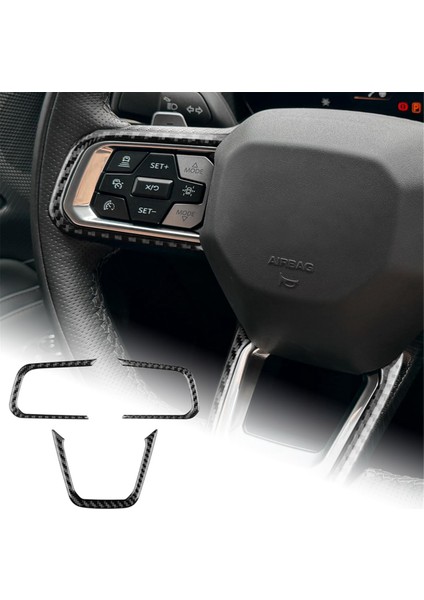 Ford Mustang Gt 2024 2025 Araba Direksiyon Simidi Düğme Kapağı Döşeme Iç Aksesuarları Için Karbon Fiber Çıkartma (Yurt Dışından) fiyatları