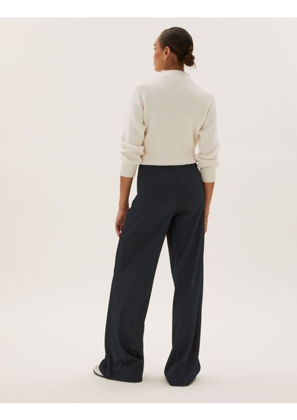 Wide Leg Örme Pantolon fırsatları