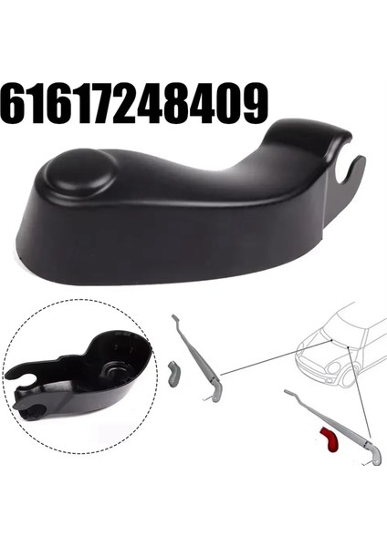 Yeni Yüksek Kaliteli Araba Ön Cam Silecek Kolu Kapağı Somun Kapağı 61617248409 Bmw Mini Cooper R56 R57 R55 R50 R52 R53 (Yurt Dışından) fırsatları