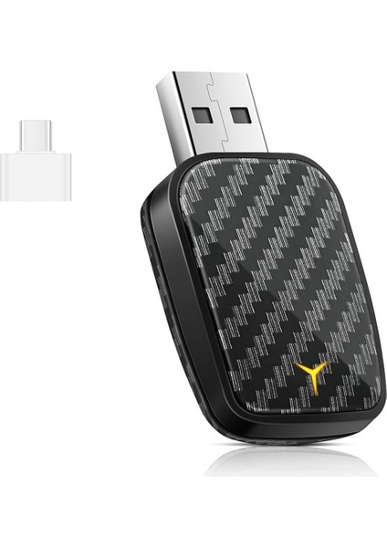 Araba Kablosuz Carplay&android Auto Kutusu 2'si 1 Arada Kabloludan Kablosuza Dongle Tak ve Çalıştır Carplay Android Auto Adaptörü Mini Aı Kutusu (Yurt Dışından)