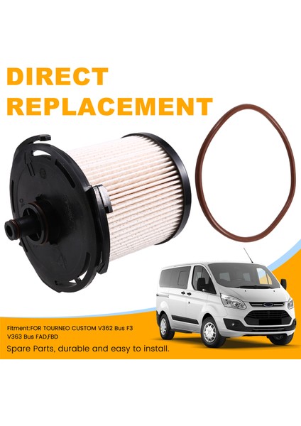CC11-9176-AA CC11-9176-BA Yakıt Filtresi Ford Tourneo Custom V362 Otobüs F3 V363 Otobüs Fad,fbd 1727201 1764944 CC11-9176-DA (Yurt Dışından) fırsatları