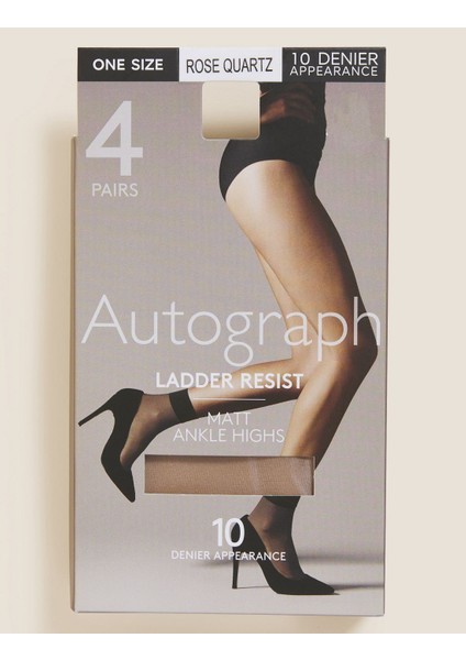 4'lü 10 Denye Pantolon Çorabı Seti