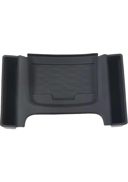 Great Wall Tank 300 Hi4-T Merkezi Kontrol Şarj Silikon Ped Saklama Kutusu Modifiye Iç Aksesuarlar Siyah (Yurt Dışından)
