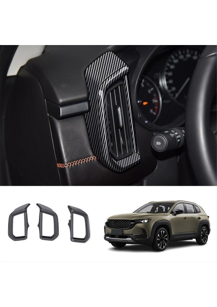 Araba Gösterge Paneli Hava Çıkış Çerçevesi Kapağı Klima Havalandırma Izgarası Kapağı Trimi Mazda CX50 Cx-50 2023 2024 Lhd A (Yurt Dışından) indirimleri