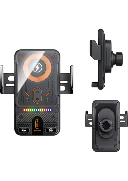 Kablosuz Araç Telefon Tutucu 15W Kablosuz Hızlı Şarj Kızılötesi Indüksiyon Telefon Standı Evrensel Şeffaf iPhone Için (Yurt Dışından) modelleri