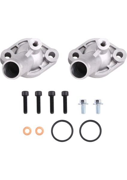 2 Set V-Twin Alüminyum Termostat Çıkış Kapağı Can-Am 800 1000 Outlander Renegade 420222690 420222691 (Yurt Dışından) modelleri
