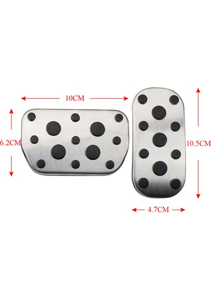 Toyota C-Hr AX20 2024 Paslanmaz Çelik At mt Araba Ayak Pedalları Paslanmaz Çelik Destek Gaz Pedalı Tepsisi Aksesuarları (Yurt Dışından) fırsatları