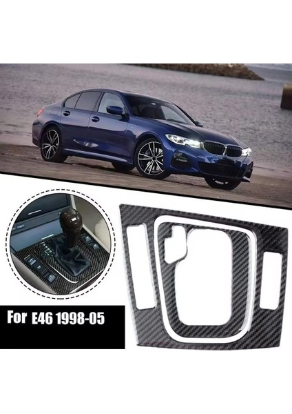 Vites Değiştirme Çerçevesi Dekorasyon Sticker Kapak Döşeme Bmw 3 Serisi E46 1998 - 2005 Araba Iç Aksesuarları (Yurt Dışından) indirimleri