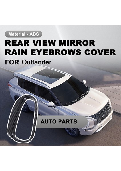 Mitsubishi Outlander 2023 2024 Için Dikiz Aynası Yağmur Kaşları Kapağı Kapı Yan Dikiz Aynaları Koruyucusu Gösterildiği Gibi (Yurt Dışından) fırsatları