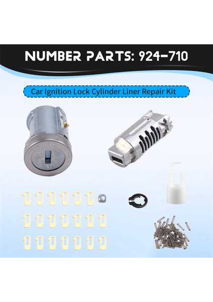Araba Kontak Kilidi Silindir Liner Tamir Takımı 924-710 Ford Lincoln Mercury Mazda Araba Aksesuarları (Yurt Dışından) fırsatları