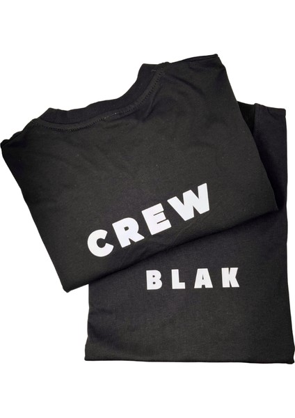 Logo Baskılı Oversize Fit Siyah Tişört modelleri