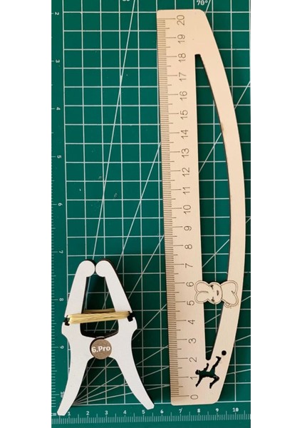 Mandal El Tipi Ahşap Hobi Amaçlı Işkence Kıskaç Klips 8cm