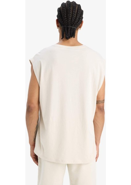 Fit NBA Milwaukee Bucks Oversize Geniş Kalıp Bisiklet Yaka Atlet