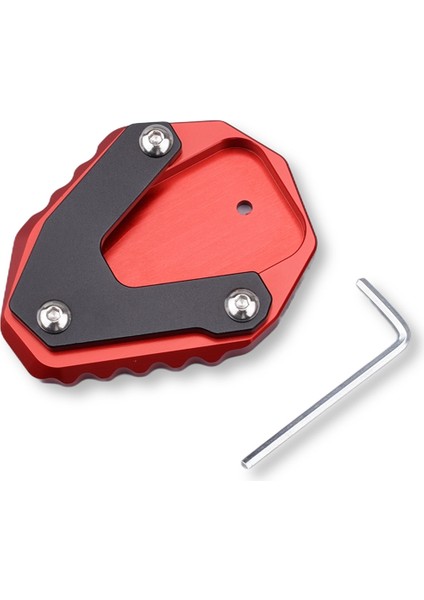 Morini X-Cape 650 650X 2022-2024 Kırmızı ve Siyah Için Motosiklet Ayaklık Uzatma Plakası Ayak Yan Ayaklığı Büyütme Pedi (Yurt Dışından)