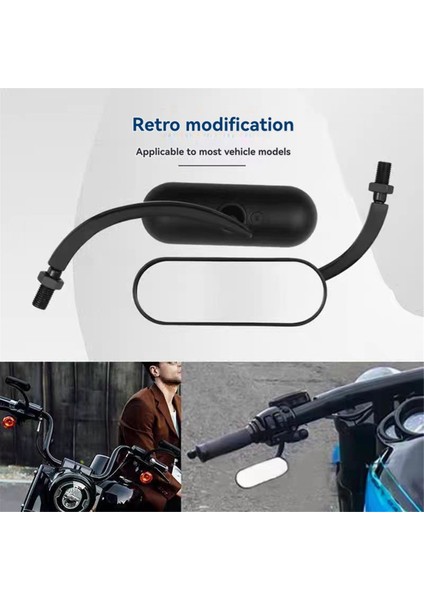 Evrensel Motosiklet M10 Dikiz Aynası Klasik Retro Harley Sportster Softail Electra Glide Touring A (Yurt Dışından) fiyatları