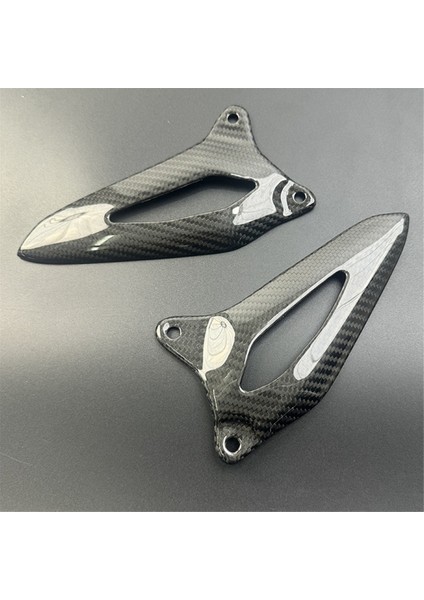 Karbon Fiber Motosiklet Aksesuarları Topuk Plakaları Koruyucular Ayak Dayamaları Speed Triple 1200RS 1200RR 2021-2024 (Yurt Dışından) fırsatları