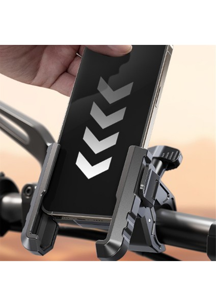 Motosiklet Telefon Tutucu Evrensel Darbeye Dayanıklı Bisiklet Telefon Tutucu Motosiklet Navigasyon Braketi 4.7-7.2 Inç Telefonlar Için (Yurt Dışından) fiyatları