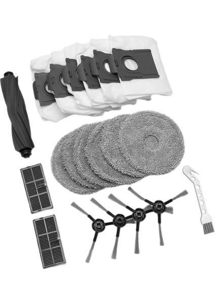 L10S Pro Ultra Heat / X30 Robot Süpürge Ana Yan Fırça Hepa Filtre Paspas Bezi Toz Torbaları Parçaları (Yurt Dışından) fiyatları
