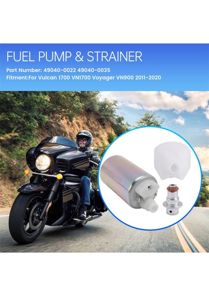 Kawasaki Vulcan 1700 VN1700 VN900 Voyager Için Yakıt Pompası ve Süzgeci 49040-0022 49040-0035 (Yurt Dışından) fırsatları