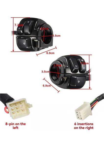 Motosiklet 25MM Gidon Anahtarı Seyir Farı Kontrol Anahtarı Harley Softail Dyna Sportster Xl 883 Crown Prince B (Yurt Dışından) indirimleri
