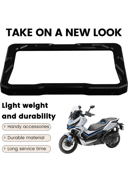 Motosiklet Modifiye Enstrüman Koruma Çerçevesi Zontes 368G Ekran Dekoratif Kabuk Ekran Koruyucu Kapak Siyah (Yurt Dışından) indirimleri