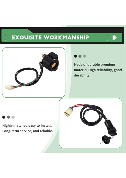 35200-HN7-003 Honda Foreman Rubicon 500 TRX500 01-06 Için Gidona Takılan Kontak Anahtarı Röle ile (Yurt Dışından) indirimleri