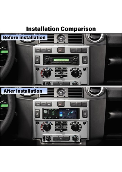 Araba Radyo Tek Din Araba Stereo Alıcısı, 4.1 Inç Dokunmatik Ekran Bluetooth Mp5 Oynatıcı, Ayna Bağlantısı + Geri Vites Kamerası Swc (Yurt Dışından) fiyatları