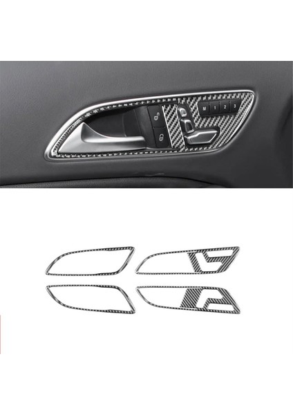 Mercedes Benz Cla C117 Gla X156 A Sınıfı W176 Karbon Fiber Iç Kapı Kolu Koltuk Ayar Anahtarı Kapağı Döşeme (Yurt Dışından) fırsatları