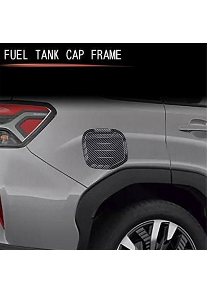 Araba Yakıt Deposu Kapağı Trim Benzin Kapağı Dekorasyonu Subaru Forester 2025 Araba Dış Aksesuarları Karbon Fiber (Yurt Dışından) indirimleri