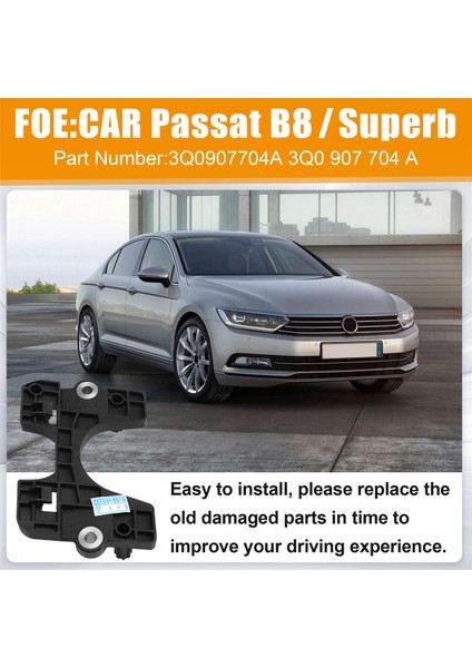 3Q0907704A Vw Passat B8 Için Skoda Superb Acc Adaptif Seyir Kontrolü Radar Sensörü Üst Braket 3q0 907 704 A (Yurt Dışından) fırsatları